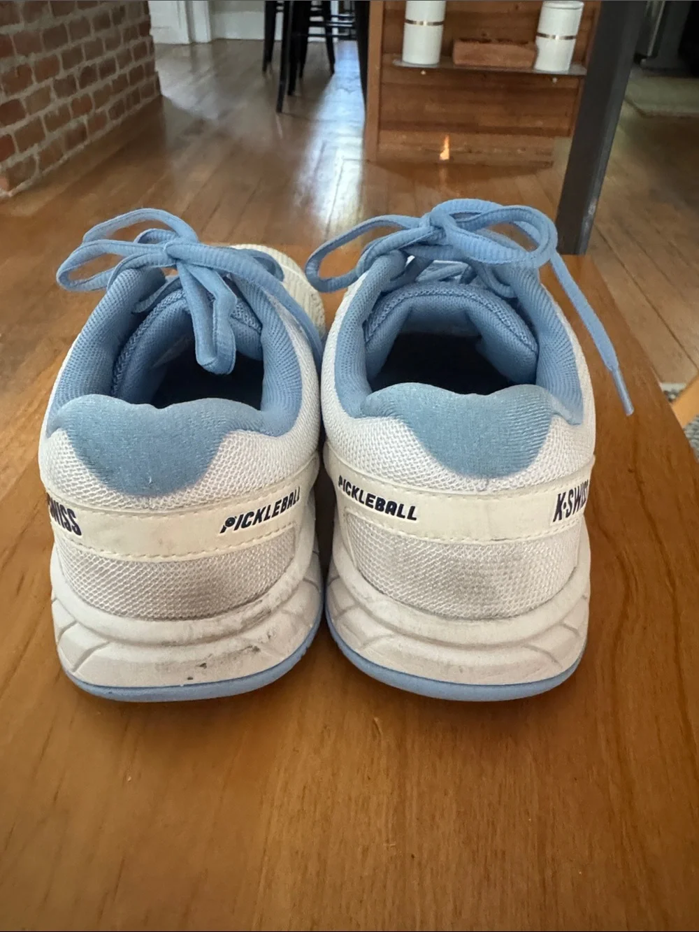 K-Swiss Express light Women's Sky Blue and White Pickleball Shoes